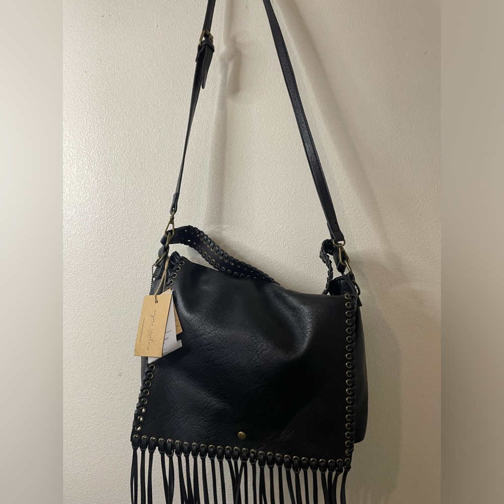 Ampere Creations Lacey Fringe Messenger Bag